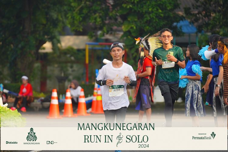 Race photo from Mangkunegaran Run 2024