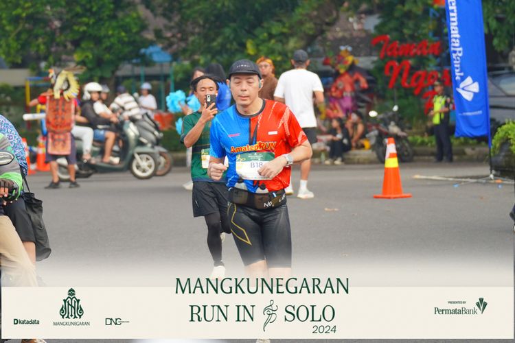 Race photo from Mangkunegaran Run 2024