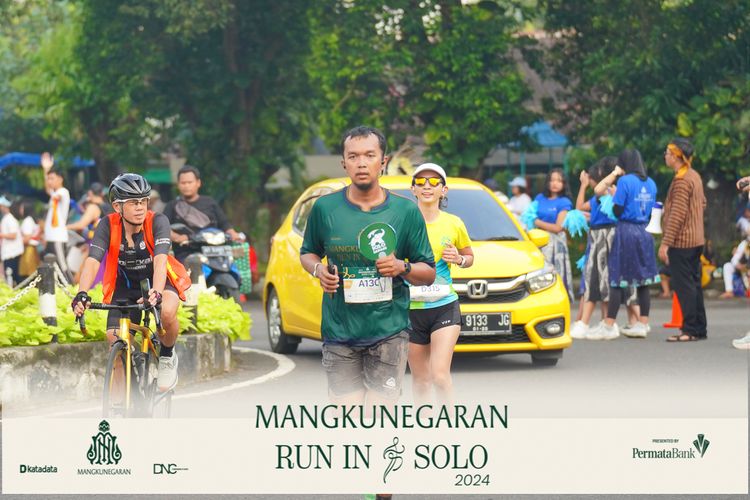 Race photo from Mangkunegaran Run 2024
