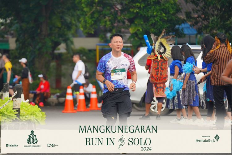Race photo from Mangkunegaran Run 2024