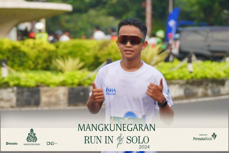 Race photo from Mangkunegaran Run 2024