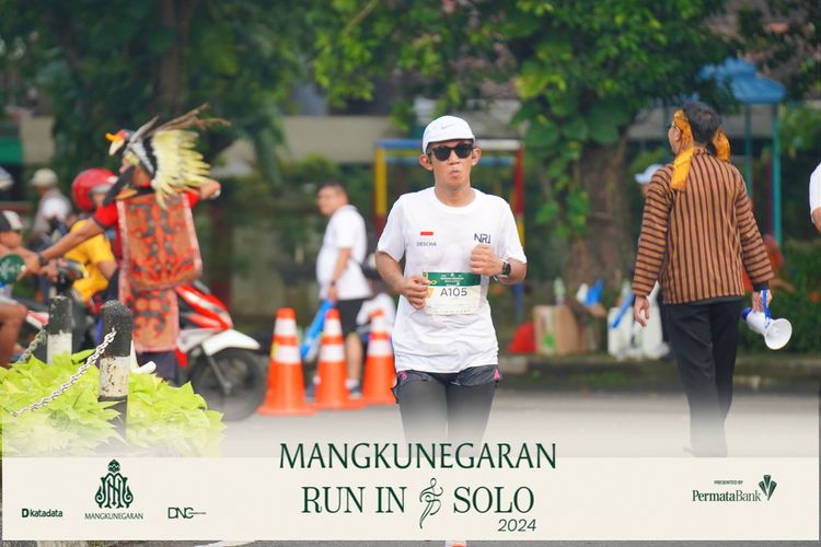 Race photo from Mangkunegaran Run 2024