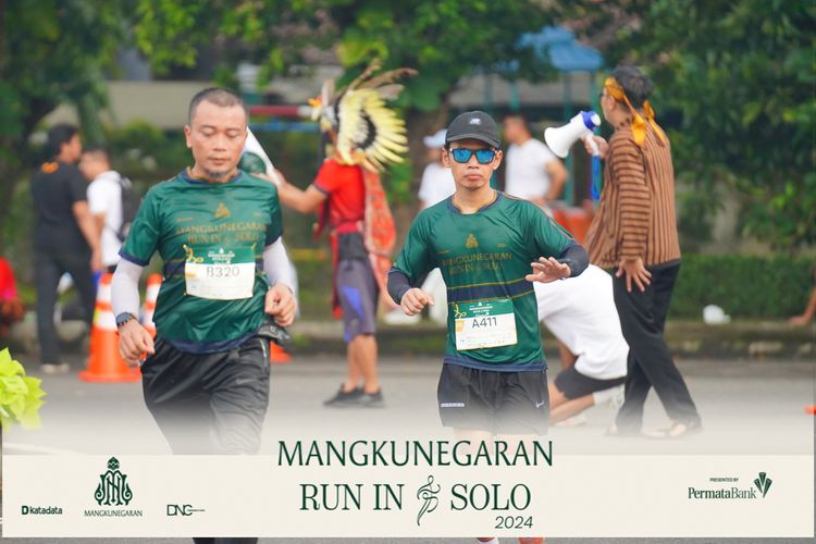 Race photo from Mangkunegaran Run 2024