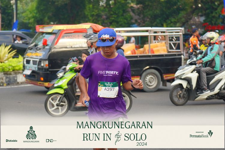 Race photo from Mangkunegaran Run 2024