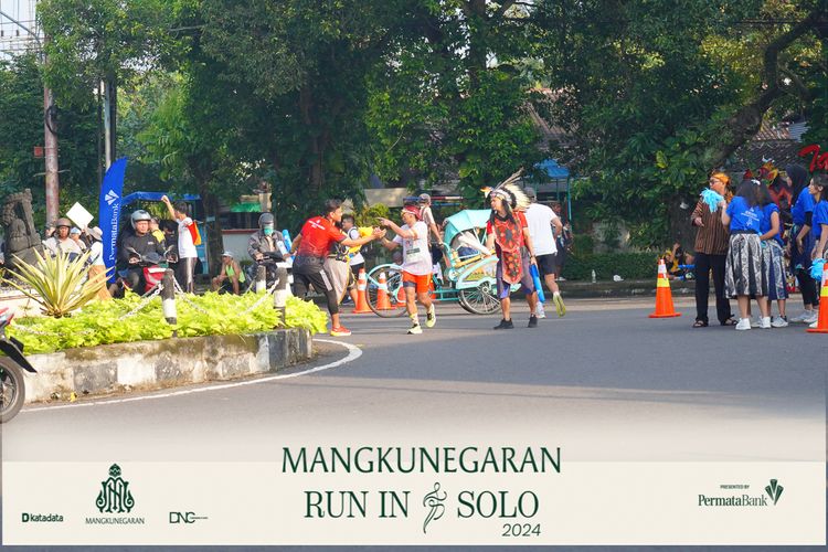 Race photo from Mangkunegaran Run 2024