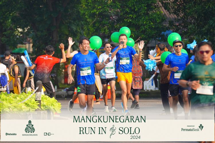 Race photo from Mangkunegaran Run 2024