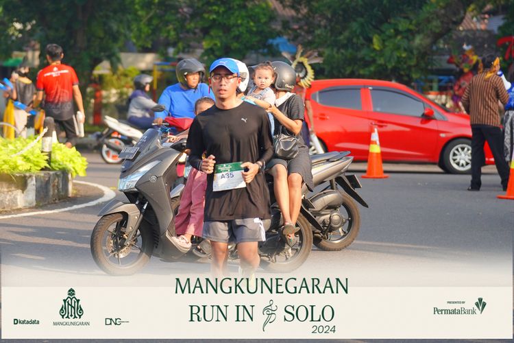Race photo from Mangkunegaran Run 2024