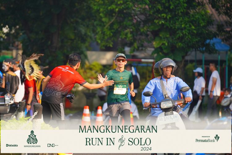 Race photo from Mangkunegaran Run 2024
