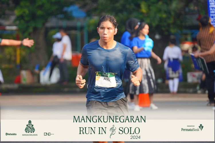 Race photo from Mangkunegaran Run 2024