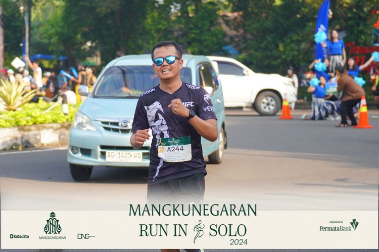 Race photo from Mangkunegaran Run 2024