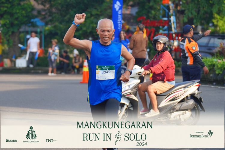Race photo from Mangkunegaran Run 2024