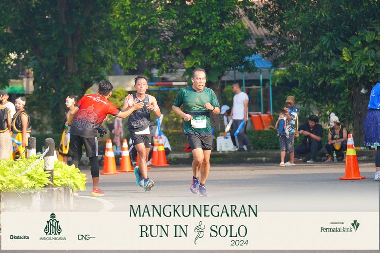 Race photo from Mangkunegaran Run 2024