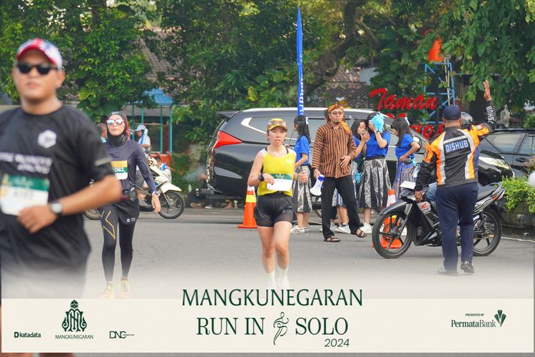Race photo from Mangkunegaran Run 2024