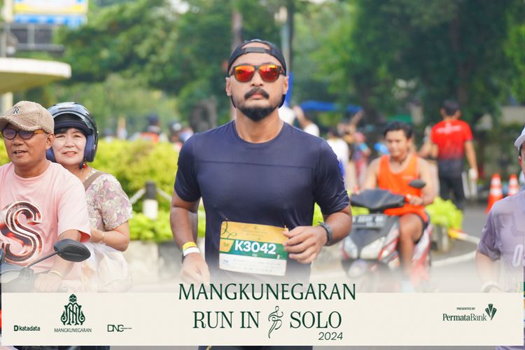 Race photo from Mangkunegaran Run 2024