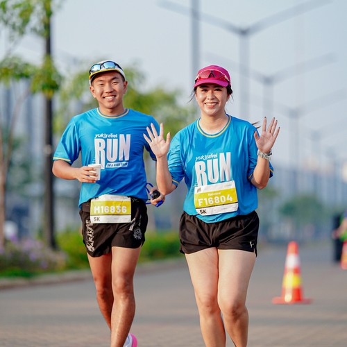Race photo from YUK TRAVEL RUN