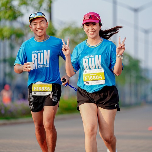 Race photo from YUK TRAVEL RUN
