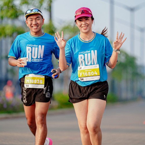 Race photo from YUK TRAVEL RUN