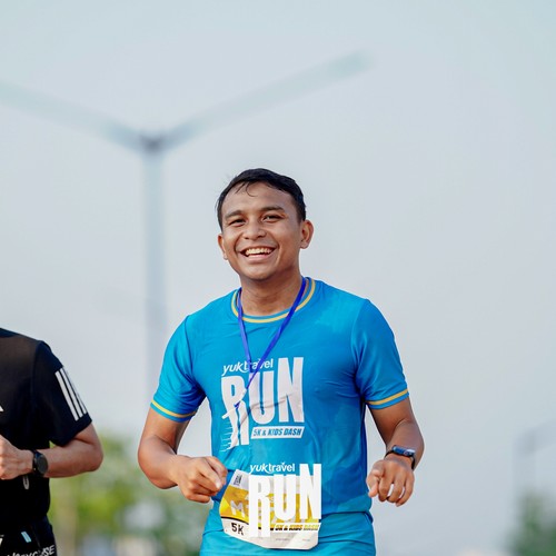 Race photo from YUK TRAVEL RUN