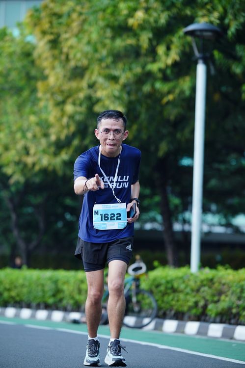 Race photo from KEMLU RUN 2025