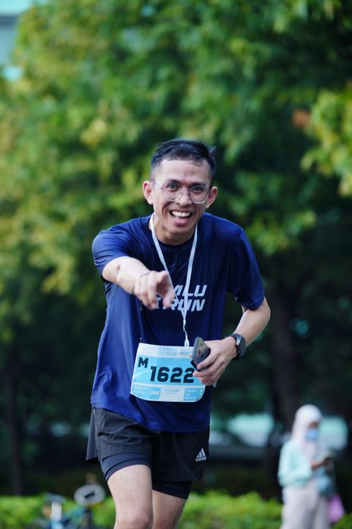 Race photo from KEMLU RUN 2025