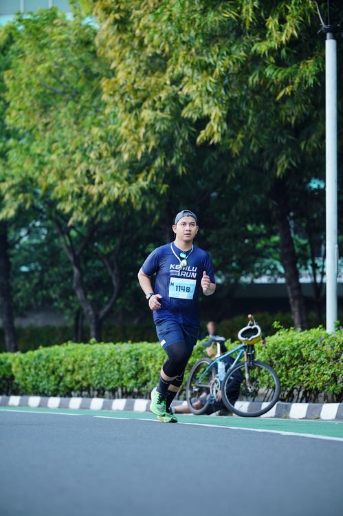 Race photo from KEMLU RUN 2025