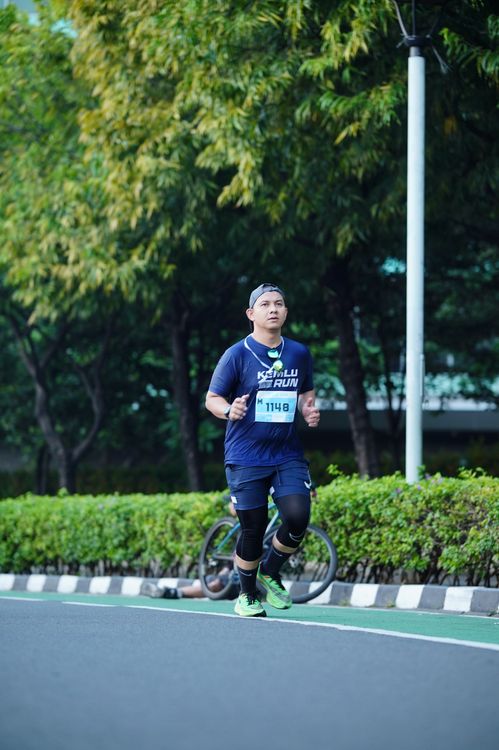 Race photo from KEMLU RUN 2025