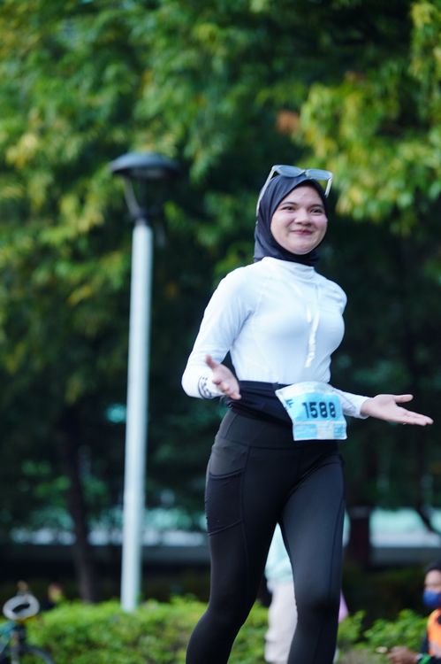 Race photo from KEMLU RUN 2025