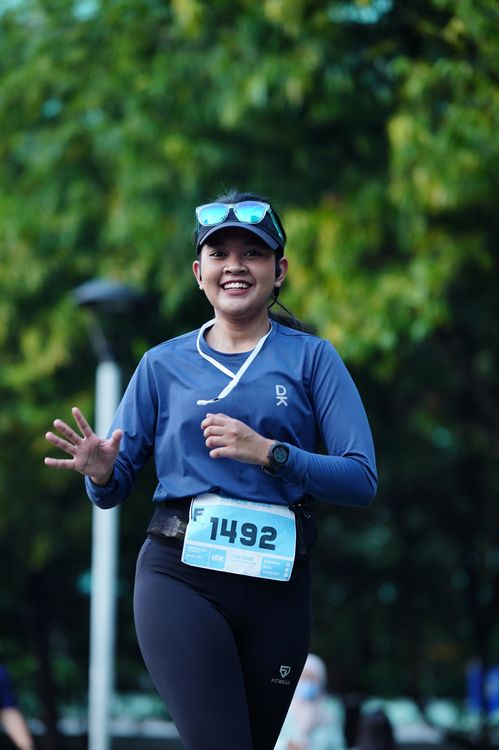 Race photo from KEMLU RUN 2025