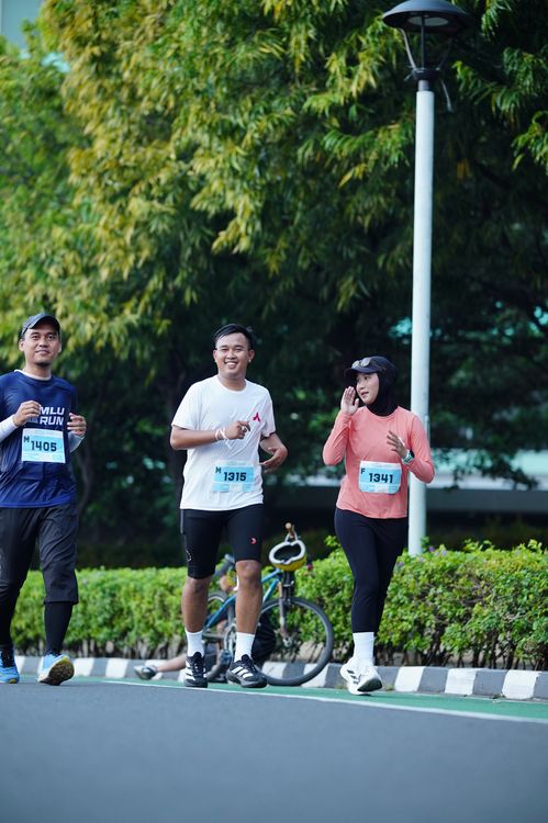 Race photo from KEMLU RUN 2025
