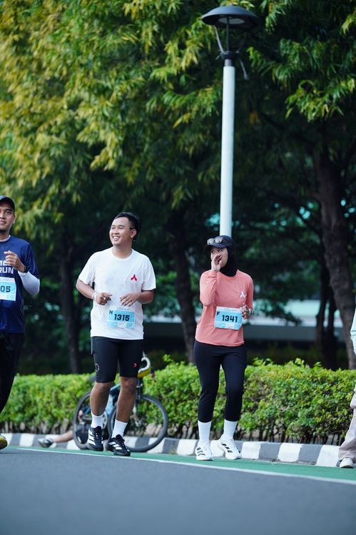 Race photo from KEMLU RUN 2025