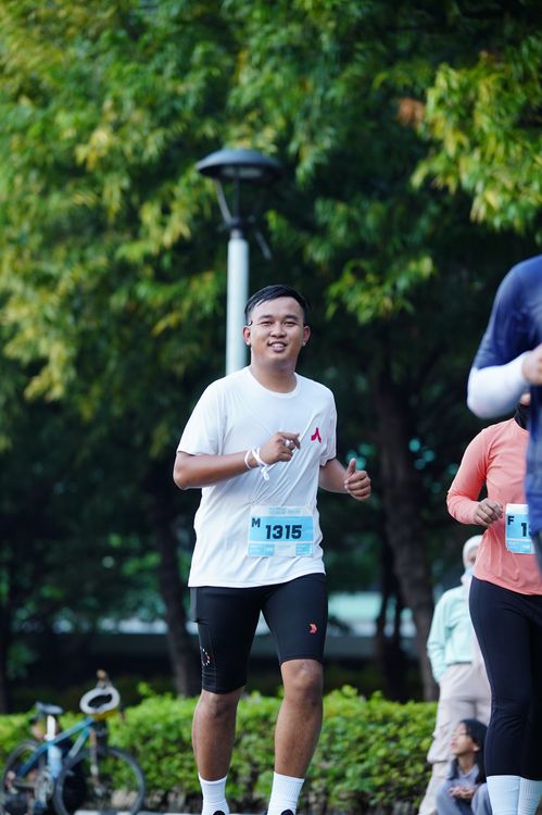 Race photo from KEMLU RUN 2025