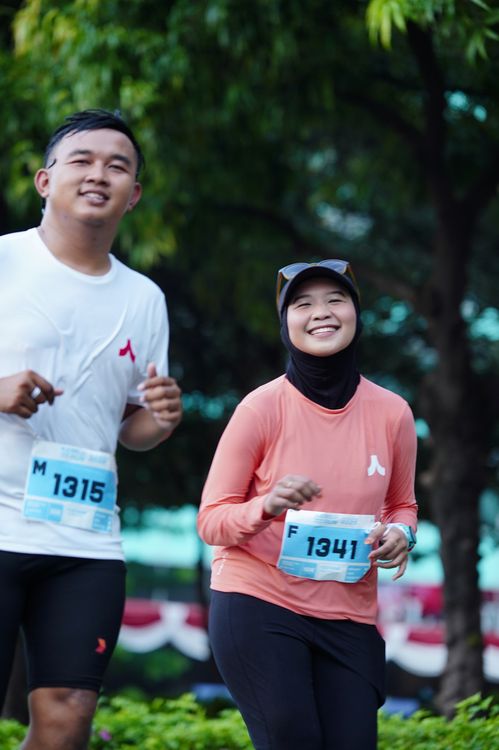 Race photo from KEMLU RUN 2025