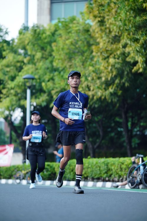 Race photo from KEMLU RUN 2025