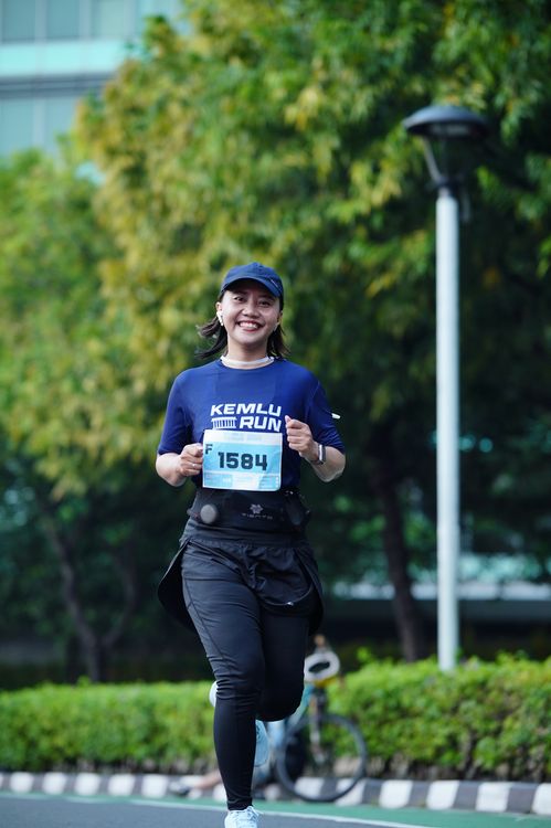 Race photo from KEMLU RUN 2025