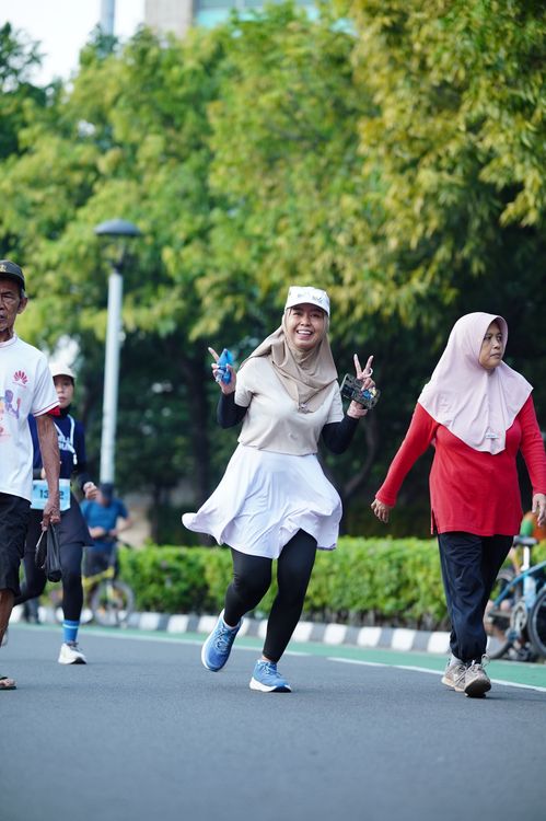 Race photo from KEMLU RUN 2025