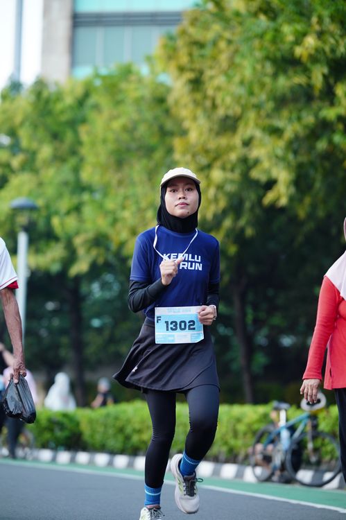 Race photo from KEMLU RUN 2025