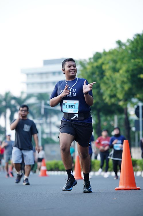 Race photo from KEMLU RUN 2025