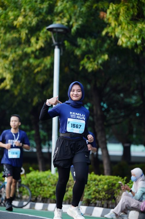 Race photo from KEMLU RUN 2025