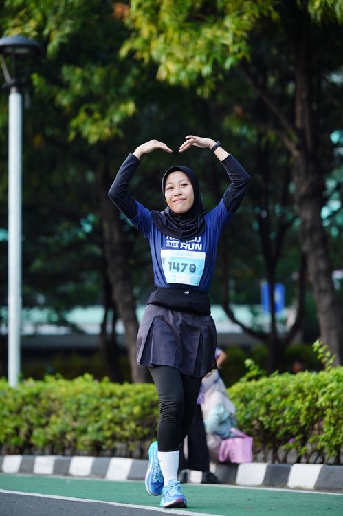 Race photo from KEMLU RUN 2025