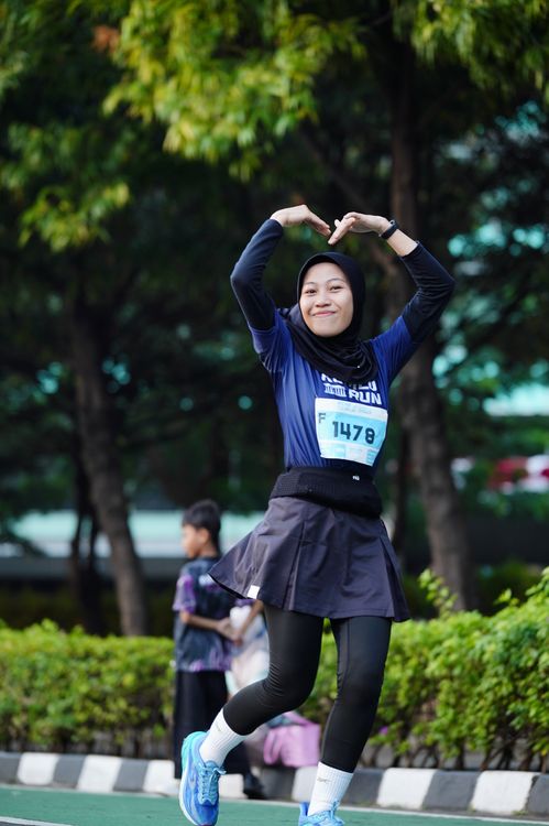 Race photo from KEMLU RUN 2025