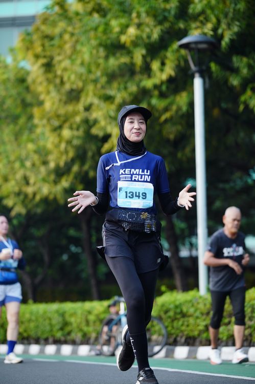 Race photo from KEMLU RUN 2025