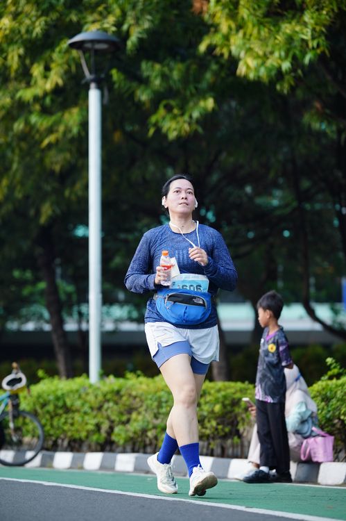 Race photo from KEMLU RUN 2025