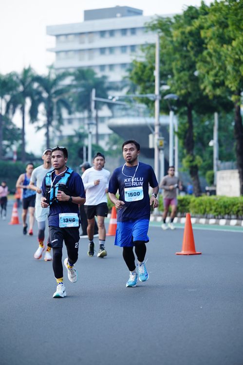 Race photo from KEMLU RUN 2025