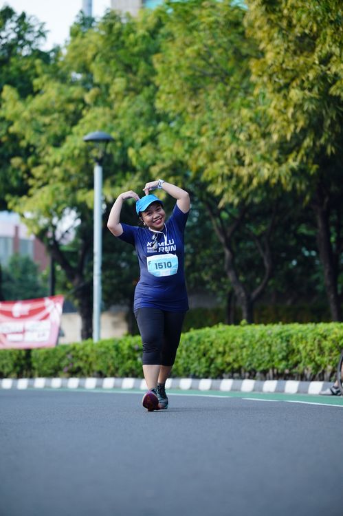 Race photo from KEMLU RUN 2025