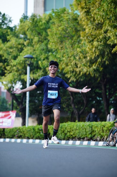 Race photo from KEMLU RUN 2025