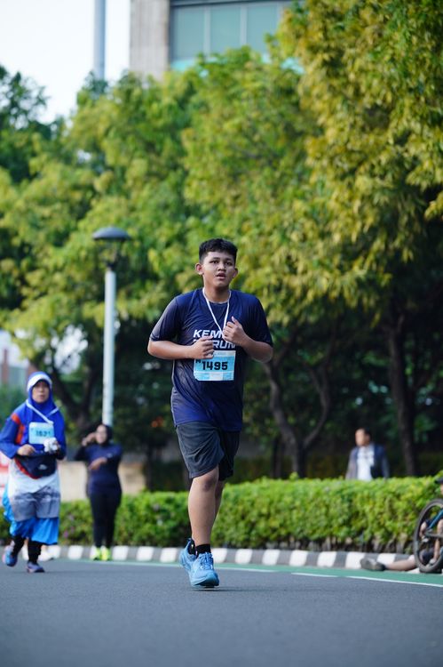 Race photo from KEMLU RUN 2025