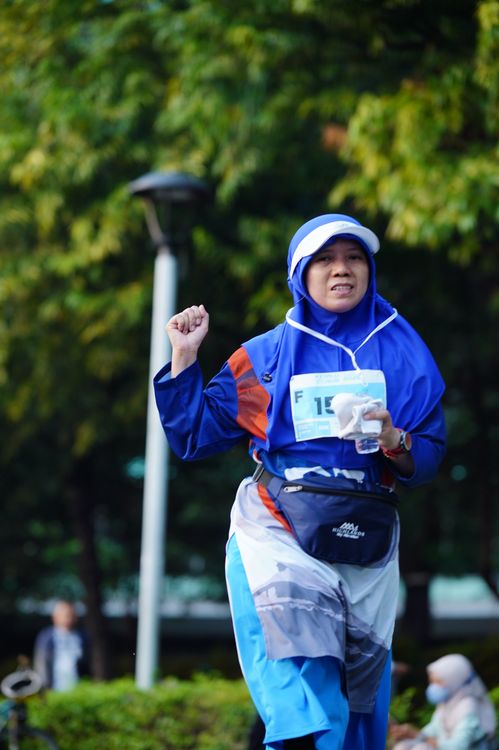 Race photo from KEMLU RUN 2025