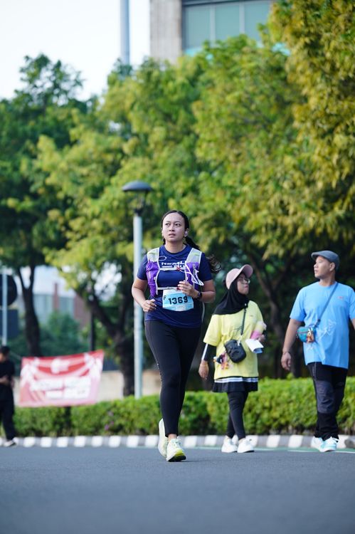 Race photo from KEMLU RUN 2025