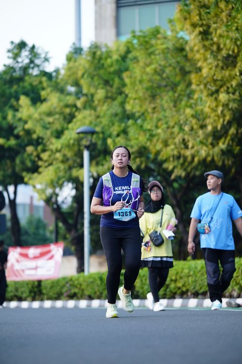 Race photo from KEMLU RUN 2025