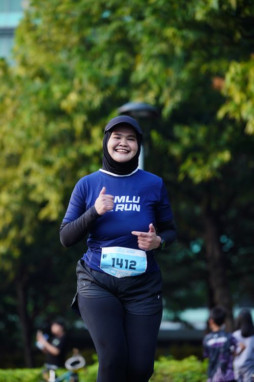 Race photo from KEMLU RUN 2025
